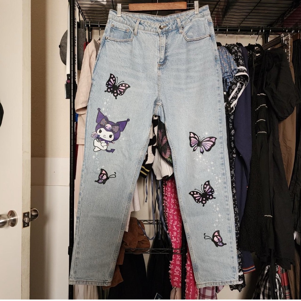 Hot Topic Kuromi Mom Jeans
